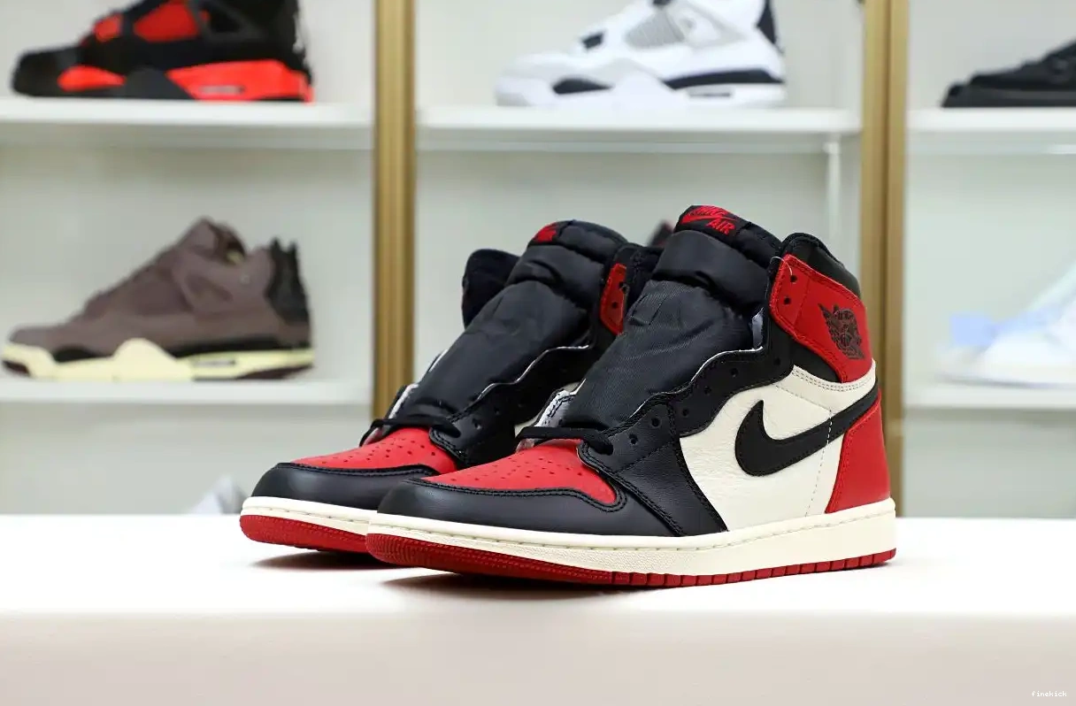 AIR HIGH TOE' RETRO JORDAN 'BRED 1 OG 0706